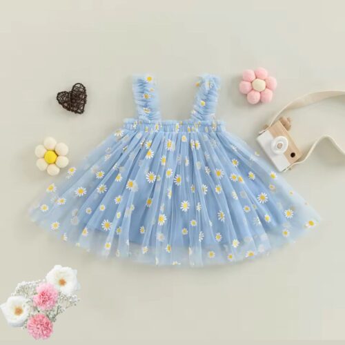 Vestido Margarita Azul