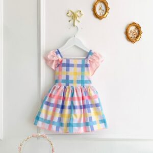 Vestido Cuadros Niña