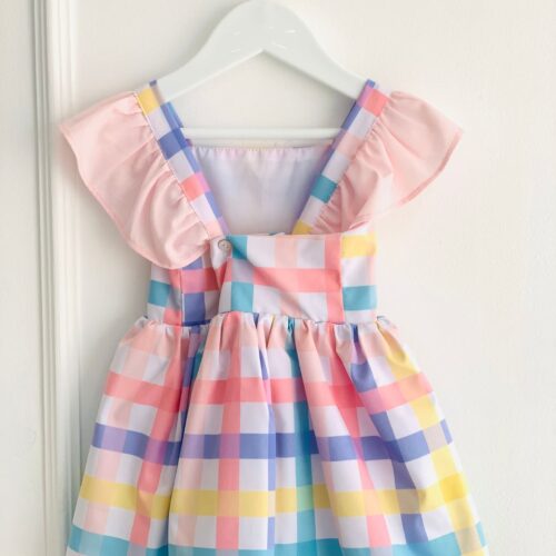 Vestido Cuadros Niña - Image 2