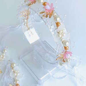 Diadema de niña elegante flores