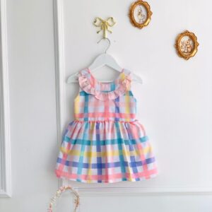 Vestido a Cuadros y lazo