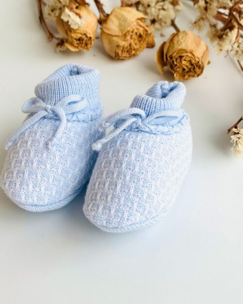 Set de Zapato y Gorro Tejido Niño - Image 4
