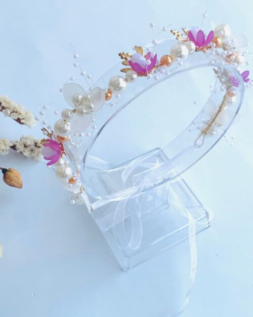 Diadema Elegante de Flores